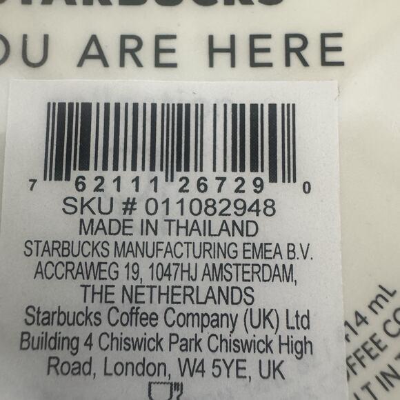 NEW Starbucks Italy You Are Here YAH Boxed Coffee Mug 14 0z 2023 Italian Soccer - Picture 12 of 13